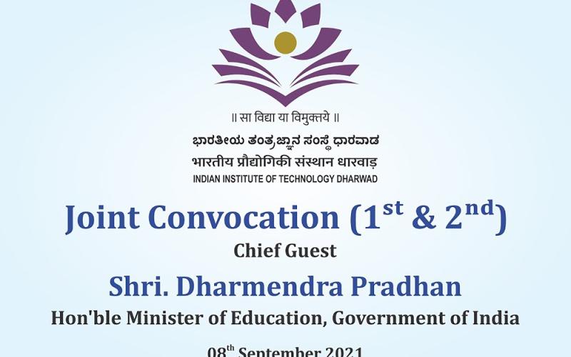 Embedded thumbnail for Joint Convocation (1st &amp; 2nd), IIT Dharwad